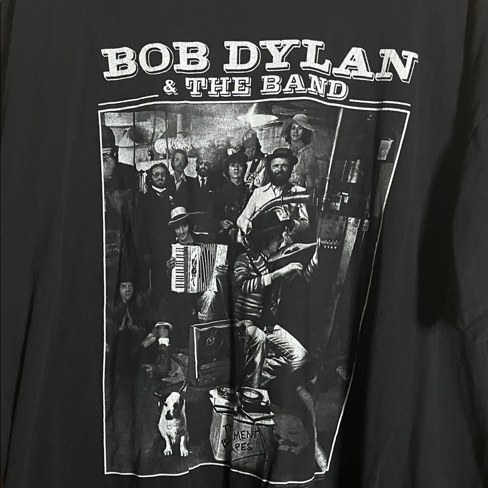 😄Bob Dylan graphic Tshirt basement tapes